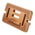 Wood phone holder, 'Ancestor's Blessing' - Traditional Handcrafted Beechwood Phone Holder