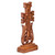 Wood cross, 'Sylvan Holiness' - Classic Hand-Carved Light Brown Beech Wood Cross