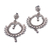 Sterling silver dangle earrings, 'Gods' Hoop' - Traditional Sterling Silver Dangle Earrings Crafted in India