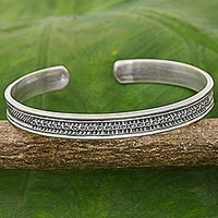 Sterling silver cuff bracelet, Sterling Family