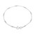 Silver beaded bracelet, 'Cute Hill Tribe' - Spiral Pattern Karen Silver Beaded Bracelet from Thailand