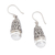 Cultured pearl dangle earrings, 'Bells of Bali' - Balinese Cultured Pearl Earrings in Sterling Silver