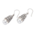 Cultured pearl dangle earrings, 'Bells of Bali' - Balinese Cultured Pearl Earrings in Sterling Silver