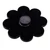 Lacquered papier mache magnet, 'Blue Flower' - Lacquered Hand-Painted Papier Mache Blue Flower Magnet