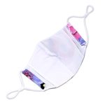 Cotton face masks, 'Blooming in Reds' (set of 3) - Set of 3 Cotton Triple Layer Reusable Face Masks