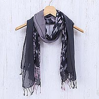 Cotton scarves, Galaxy of Love (pair)