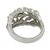Marcasite cocktail ring, 'Victorian Lace' - Marcasite Band Ring in Sterling Silver from Thailand (image 2d) thumbail