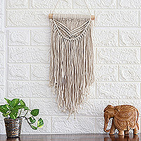 Cotton wall hanging, Bohemian Rain