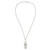 Amethyst locket necklace, 'Light the Lantern' - Amethyst and Sterling Silver Locket Necklace