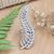 Sterling silver cocktail ring, 'Victory Leaves' - Sterling Silver Cocktail Ring with Palm Leaves