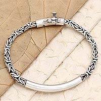 Sterling silver pendant bracelet, Temple Decorations