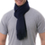 Men's 100% alpaca scarf, 'Midnight Blue' - Men's 100% alpaca scarf