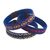 Natural fiber cuff bracelets, 'Zenu Cane' (set of 3) - Three Blue Cuff Bracelets Woven with Colombian Cane Fiber