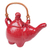 Ceramic teapot, 'Buddha and the Ruby Elephant' - Hand Made Indonesian Ceramic Teapot