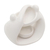 Ceramic oil warmer, 'Warm Feelings' - White Ceramic Sculptural Oil Warmer