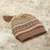 100% alpaca hat, 'Bright Patterns' - Multicolor 100% Alpaca Andean Hat crafted in Peru