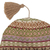 100% alpaca hat, 'Bright Patterns' - Multicolor 100% Alpaca Andean Hat crafted in Peru