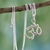 Sterling silver pendant necklace, 'Light of Om' - Sterling Silver Necklace from Yoga Jewelry Collection