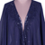 Beaded kimono jacket, 'Midnight Glam' - Dark Blue Embellished Sequin Beaded Floral Kimono Jacket