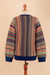 Baby alpaca blend pullover sweater, 'Earthy Threads' - Geometric-Themed Knit Baby Alpaca Blend Pullover Sweater