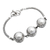 Mabe pearl bracelet, 'Ice Flowers' - Mabe Pearl and Sterling Silver Bracelet