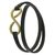 Leather wrap bracelet, 'Brown Infinity' - Artisan Crafted Leather Wrap Bracelet with Large Brass Hook