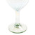 Copas de vino de vidrio reciclado soplado a mano (juego de 4) - Juego de 4 copas de vino esmeriladas sopladas a mano con vidrio reciclado
