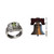 Peridot cocktail ring, 'Bali Temple' - Handcrafted Peridot Ring with Silver Cutout Motifs