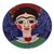 Arte mural de cerámica - Arte mural de cerámica con temática floral de Frida de México