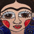 Arte mural de cerámica - Arte mural de cerámica con temática floral de Frida de México