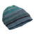 100% alpaca hat, 'Blue Textured Landscape' - Knit 100% Alpaca Hat in Blue and Teal Shades from Peru (image 2b) thumbail