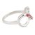 Ruby cocktail ring, 'Forever Pink' - Ruby Infinity-Motif Cocktail Ring