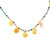 Gold-plated multi-gemstone beaded jewelry set, 'Blue Offerings' - Golden Day of the Dead-Themed Multi-Gemstone Jewelry Set