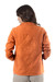 Embroidered cotton jacket, 'Pumpkin Fantasy' - Embroidered Cotton Slub Jacket