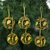 Beaded ornaments, 'Forest Bliss' (set of 6) - Fair Trade Beaded Christmas Ornaments (Set of 6)