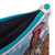 Printed wristlet, 'Breathtaking Home' - Printed Andean Landscape Wristlet with Zipper Closure