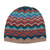 100% alpaca hat, 'Andean Vista' - Colorful Knit 100% Alpaca Hat with Wavy and Zigzag Patterns thumbail