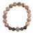 Jasper and tiger's eye beaded stretch bracelet, 'Flavors of the Earth' - Jasper and Tiger's Eye Beaded Stretch Bracelet from India