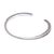 Sterling silver cuff bracelet, 'Leaf Life' - Hand Made Sterling Silver Leaf-Themed Cuff Bracelet