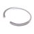 Sterling silver cuff bracelet, 'Leaf Life' - Hand Made Sterling Silver Leaf-Themed Cuff Bracelet