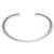 Sterling silver cuff bracelet, 'Leaf Life' - Hand Made Sterling Silver Leaf-Themed Cuff Bracelet