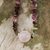 Rose quartz and tourmaline pendant necklace, 'Natural Rose' - Thai Rose Quartz and Tourmaline Beaded Pendant Necklace (image 2c) thumbail