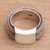 Men's sterling silver ring, 'Gallant Dragon' - Men's Sterling Silver Band Ring