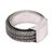 Men's sterling silver ring, 'Gallant Dragon' - Men's Sterling Silver Band Ring