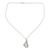 Rainbow moonstone pendant necklace, 'Radiance' - Indian Rainbow Moonstone and Silver Pendant Necklace