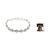 Rainbow moonstone tennis bracelet, 'Misty Diamonds' - Handcrafted Rainbow Moonstone India Silver Tennis Bracelet