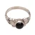 Onyx cocktail ring, 'Be Good' - Handmade Onyx 925 Sterling Silver Cocktail Ring Indonesia
