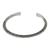 Silver cuff bracelet, 'Karen Lace' - Artisan Crafted Silver Cuff Bracelet from Thailand