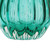 Handblown art glass bud vase, 'Crystalline Forest' - Murano Inspired Green Handblown Brazilian Art Glass Dud Vase