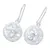 Sterling silver dangle earrings, 'Arabesque' - Handcrafted Sterling Silver Dangle Earrings